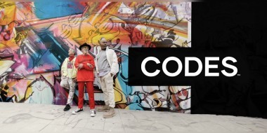 CODES street art banner