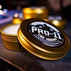 Pro 11 performance CBD rub closeup of box