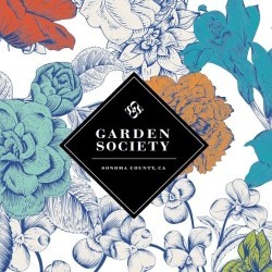 Garden Society logo with colors