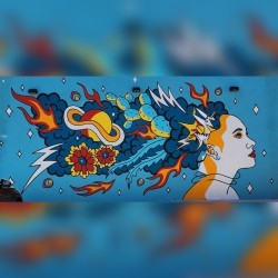 Mural at FireFlower