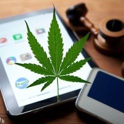 Social media cannabis ad policy